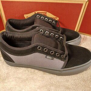 Vans Men's 8/Women's 9.5 Chukka Low Denim Black Pewter VN0A4BX47IW
